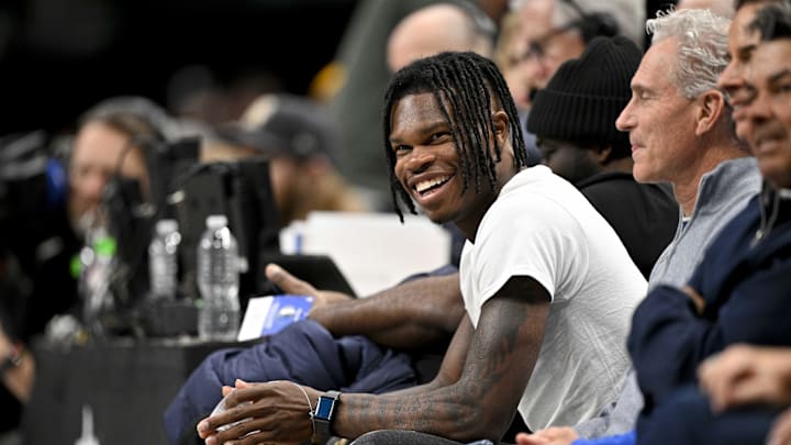 Travis Hunter saw Anthony Edwards beat the Mavericks on Wednesday night