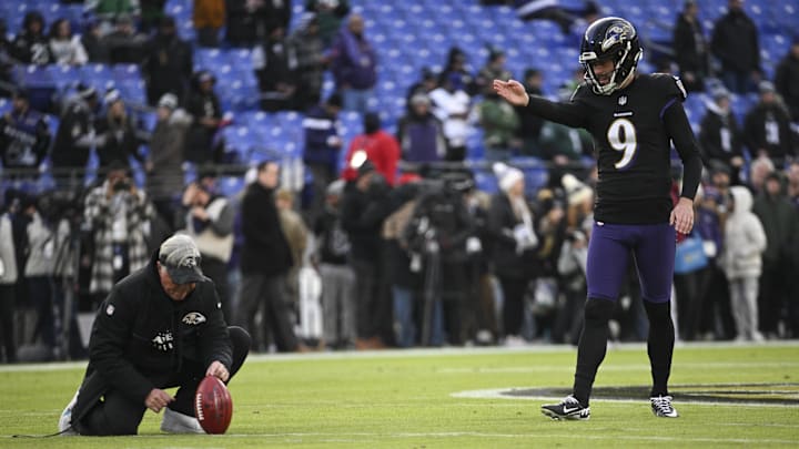 Tucker missed three kicks during Baltimore's loss to the Philadelphia Eagles. Tucker missed three kicks during Baltimore's loss to the Philadelphia Eagles.