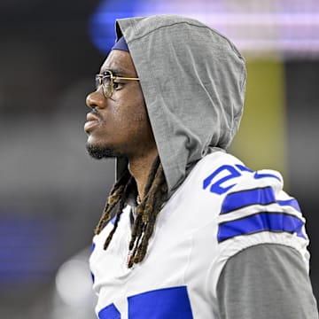 Dallas Cowboys cornerback Shavon Revel Jr. looks on before the game against the Baltimore Ravens.