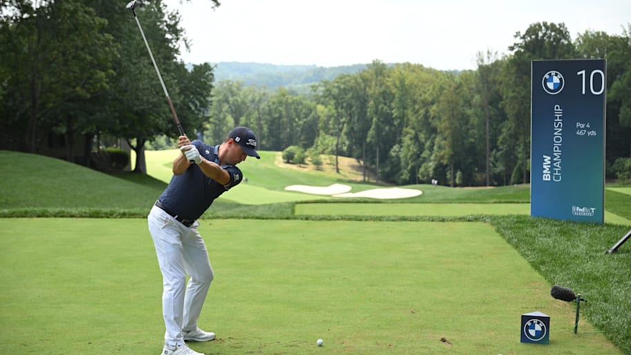 The 2025 BMW Championship course was unpopular among players, according to Lucas Glover.  | Rafael Suanes-Imagn Images
