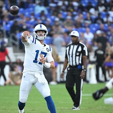 Daniel Jones saw some early action in the Colts’ first preseason game.