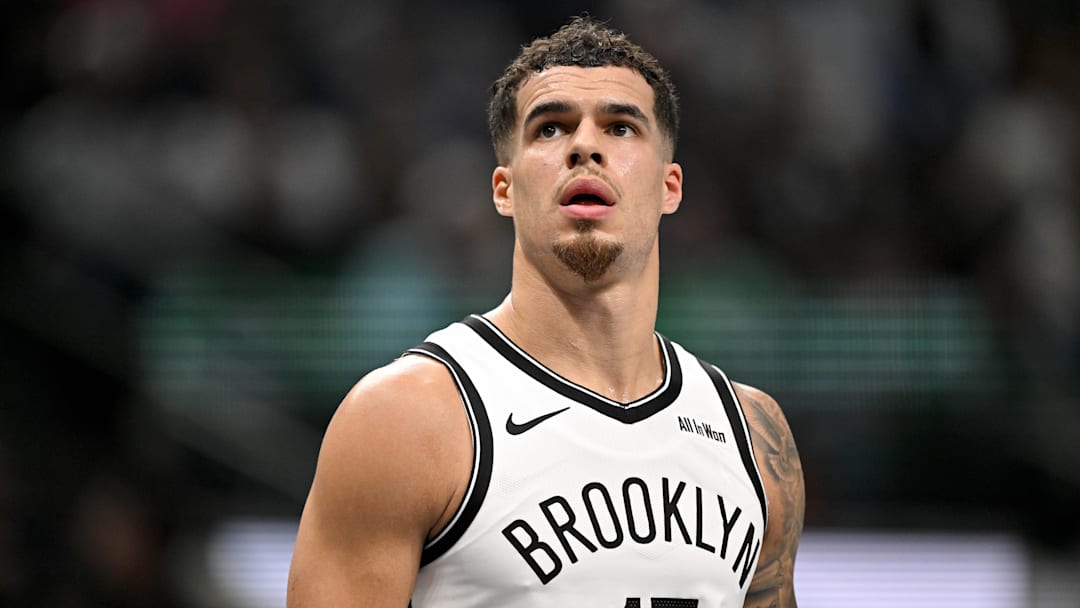 Dec 12, 2025; Dallas, Texas, USA; Brooklyn Nets forward Michael Porter Jr. (17) looks on during the second quarter against the Dallas Mavericks at the American Airlines Center. Mandatory Credit: Jerome Miron-Imagn Images Dec 12, 2025; Dallas, Texas, USA; Brooklyn Nets forward Michael Porter Jr. (17) looks on during the second quarter against the Dallas Mavericks at the American Airlines Center. Mandatory Credit: Jerome Miron-Imagn Images