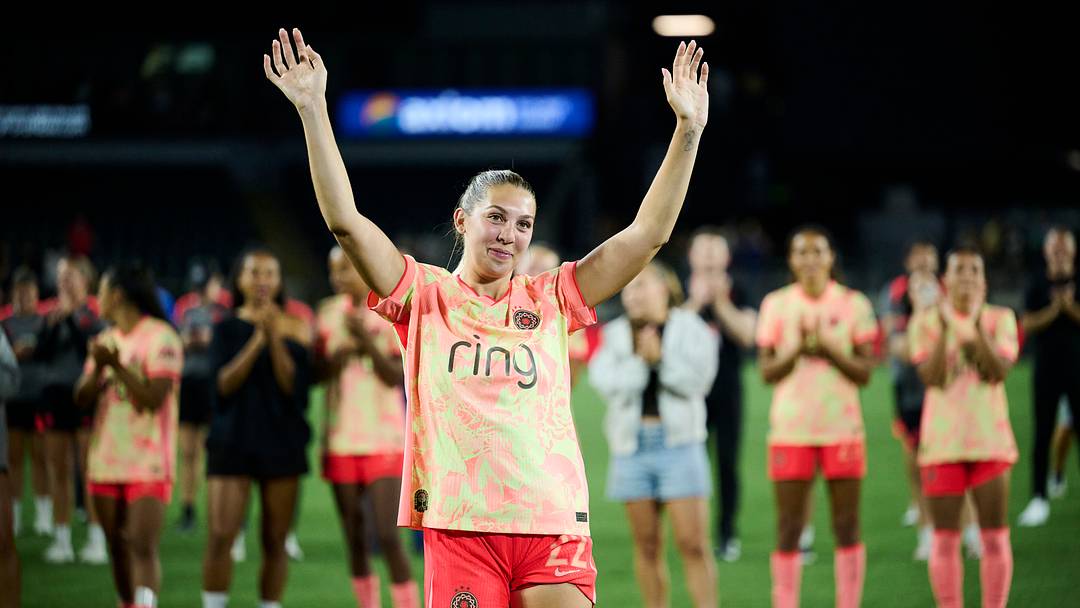 Morgan Weaver returned to the pitch in the Thorns' match against Gotham FC.