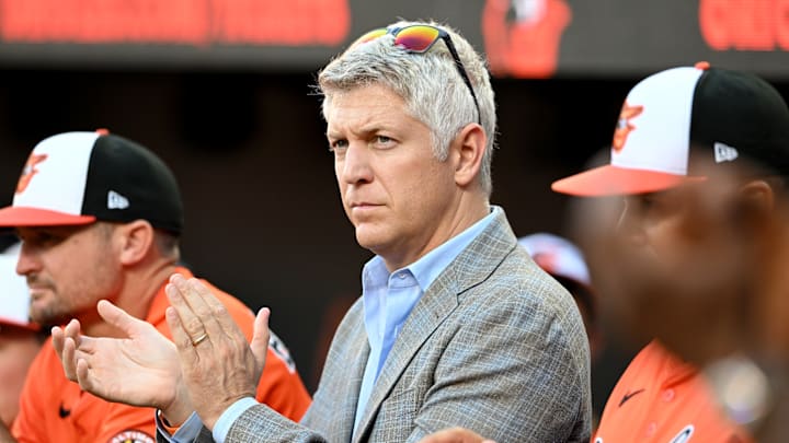 Baltimore Orioles president of baseball operations Mike Elias.