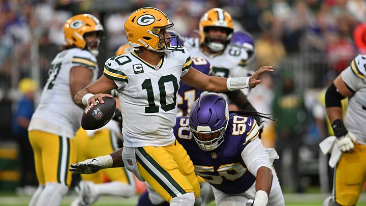 Sep 13, 2026; Minneapolis, Minnesota, USA;  at U.S. Bank Stadium.  Mandatory Credit: Jeffrey Becker-Imagn Images