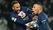 Neymar (left) and Kylian Mbappe are on bumper contracts at PSG