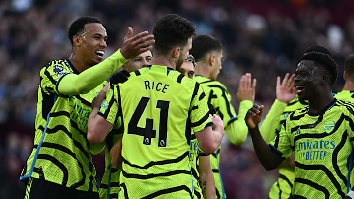It was all smiles for Arsenal at the London Stadium