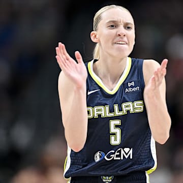 Dallas Wings guard Paige Bueckers