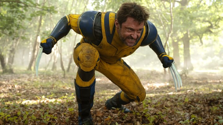 Hugh Jackman as Wolverine/Logan in 20th Century Studios/Marvel Studios' DEADPOOL & WOLVERINE. Photo by Jay Maidment. © 2024 20th Century Studios / © and ™ 2024 MARVEL.