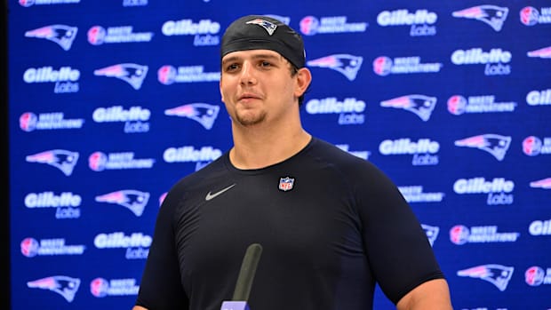 New England Patriots offensive tackle Will Campbell