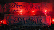 Les supporters de l'OM au Vélodrome mercredi soir