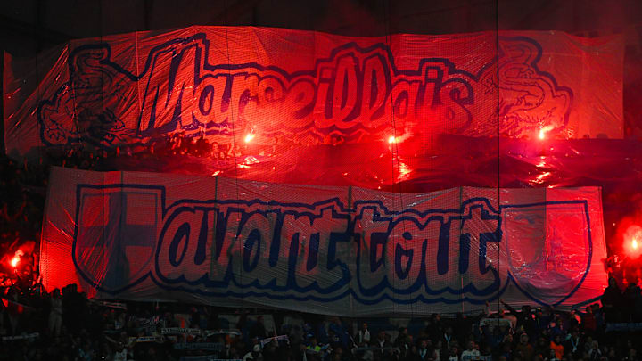 Les supporters de l'OM au Vélodrome mercredi soir Les supporters de l'OM au Vélodrome mercredi soir