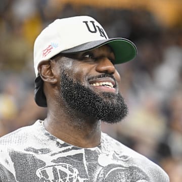 Los Angeles Lakers star LeBron James.