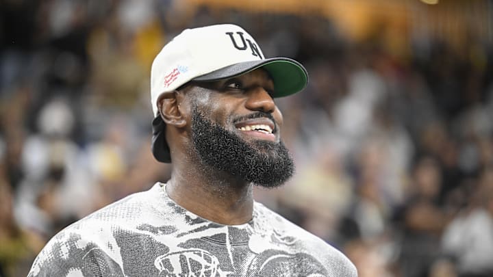 Los Angeles Lakers star LeBron James.