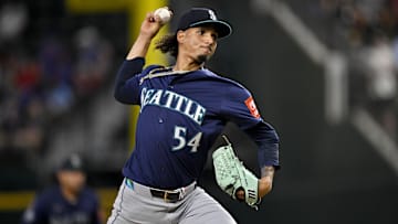 Seattle Mariners reliever Carlos Vargas throws during a game against the Texas Rangers on June 28 at Globe Life Field.