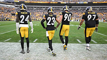 Pittsburgh Steelers CB Joey Porter Jr., CB Darius Slay, LB T.J. Watt, DT Cameron Heyward 
