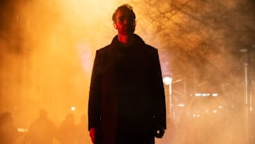Daredevil/Matt Murdock (Charlie Cox) in Marvel Television's DAREDEVIL: BORN AGAIN, exclusively on Disney+. Photo by Giovanni Rufino. © 2024 MARVEL.