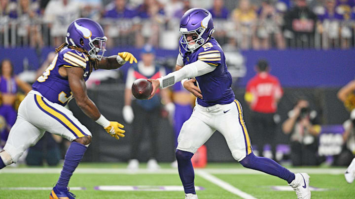 Aaron Jones spoke about the impact of J.J. McCarthy’s return for the Vikings this past week.