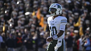 Former Tulane Green Wave quarterback Darian Mensah (10)