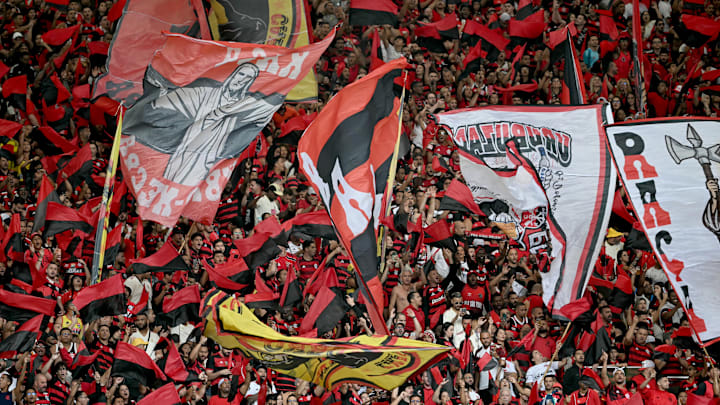 Festa da torcida do Flamengo nas arquibancadas do Maracanã Festa da torcida do Flamengo nas arquibancadas do Maracanã