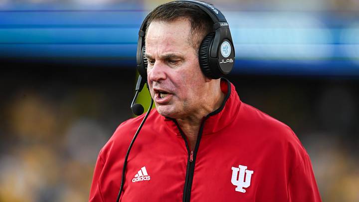 In his second season at Indiana Curt Cignetti has led the Hoosiers to a 16-2 record and a college football playoff berth.