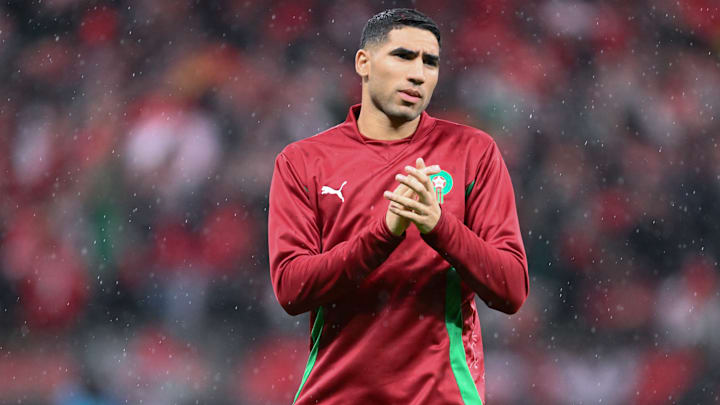 Achraf Hakimi n'a pas disputé de rencontre avec le Maroc depuis le début de la CAN.