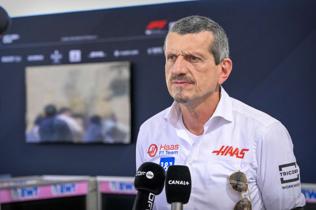 Oct 22, 2022; Austin, Texas, USA; Haas Formula One Team engineer Guenther Steiner is interviewed