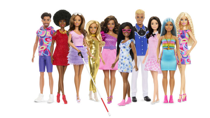 Barbie Fashionistas Collection. Image credit to Mattel. 