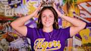 Char Lorenz transferred from Louisville to LSU after an All-American season with the Cardinals.