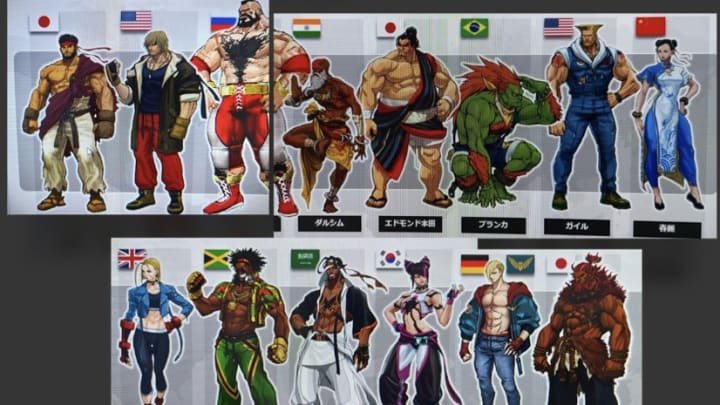 A leak appears to have revealed 22 fighters appearing in Street Fighter 6.