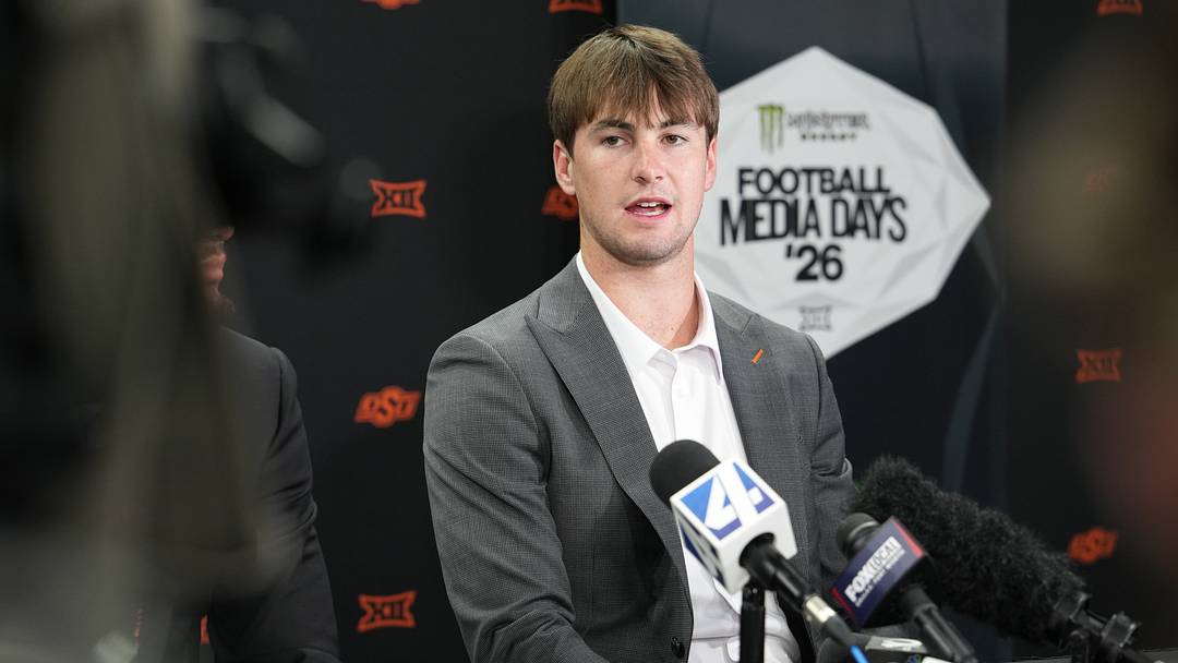 Oklahoma State quarterback Drew Mestemaker.