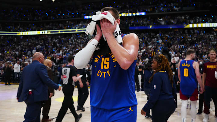 Jokic had eight turnovers and shot 0-for-10 from three-point range in Denver's win. Jokic had eight turnovers and shot 0-for-10 from three-point range in Denver's win.