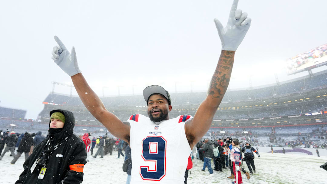 New England Patriots wide receiver Kayshon Boutte