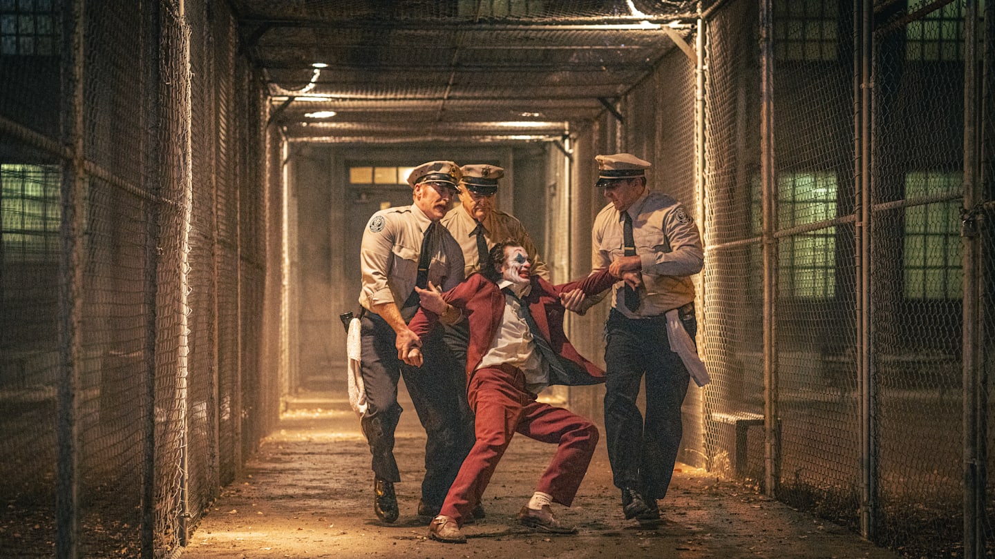Does the young inmate (Connor Storrie) the Joker at the end of
