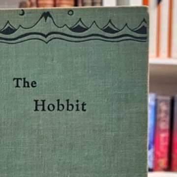 A rare first edition of Tolkien’s “The Hobbit” sold for $57,000.
