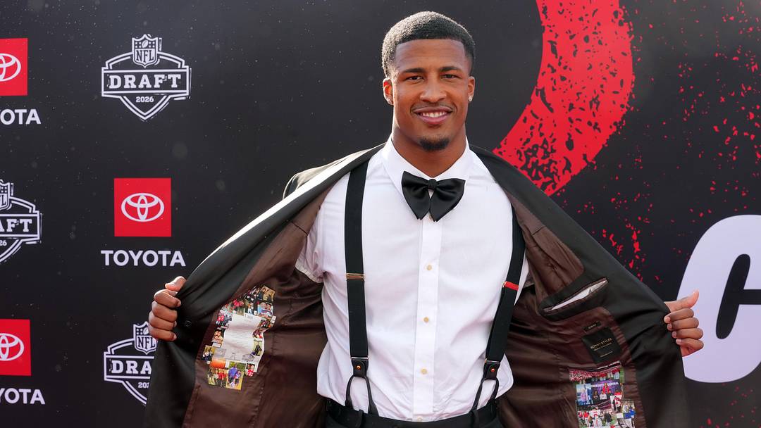 Ohio State linebacker Sonny Styles was drafted by the Commanders with the No. 7 pick. 