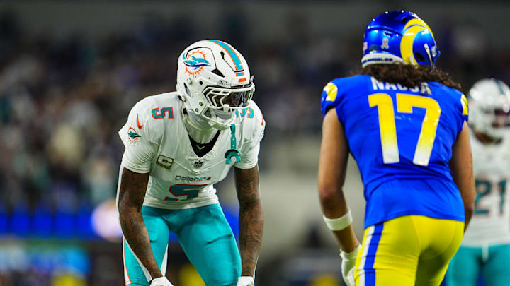 Miami Dolphins Jalen Ramsey v Los Angeles Rams Puka Nacua