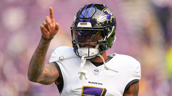 Baltimore Ravens wide receiver Rashod Bateman