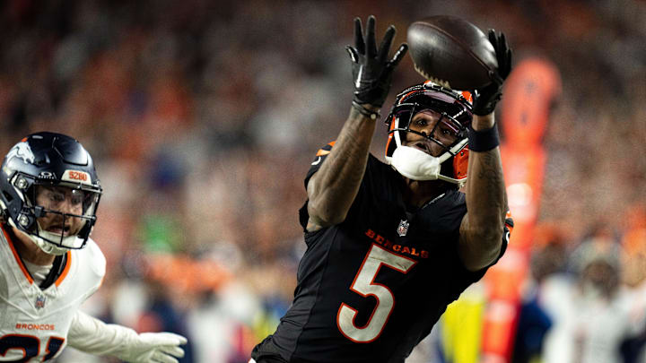 Higgins had 73 catches for 911 yards and 10 touchdowns last season.