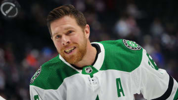 Feb 27, 2024; Denver, Colorado, USA; Dallas Stars center Joe Pavelski (16) before the game against the Colorado Avalanche at Ball Arena. Mandatory Credit: Ron Chenoy-USA TODAY Sports