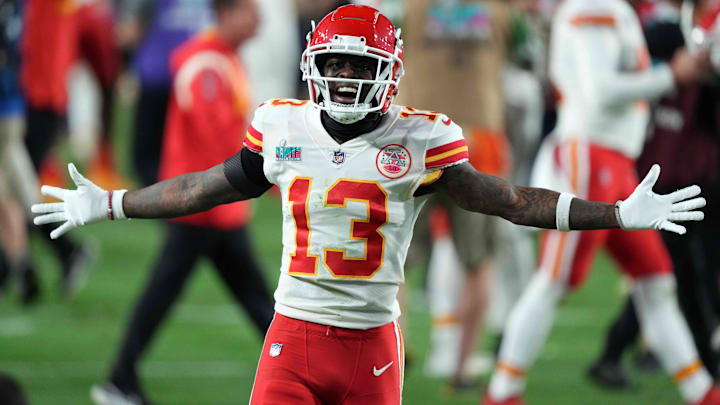  Kansas City Chiefs safety Nazeeh Johnson (13) during Super Bowl LVII at State Farm Stadium.