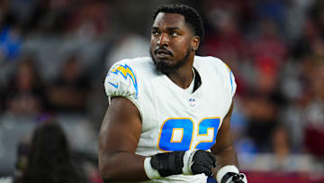 Los Angeles Chargers defensive lineman Justin Eboigbe