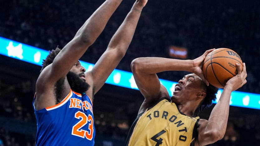 Scottie Barnes, Mitchell Robinson - Basketball Center