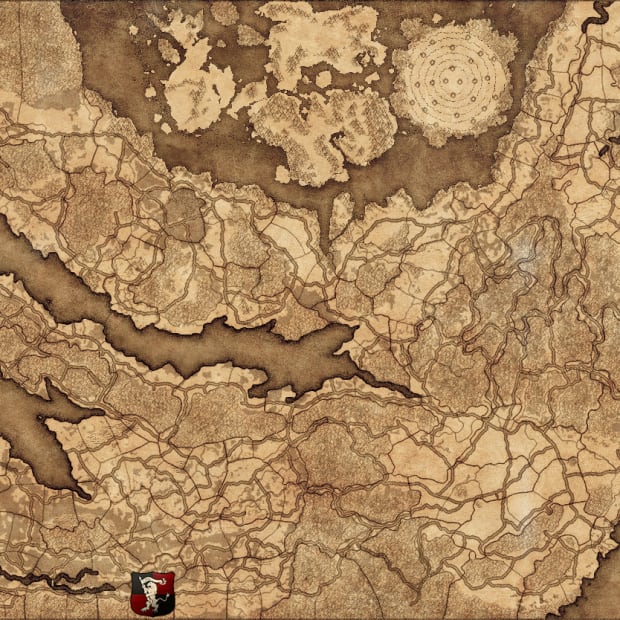 Total War: Warhammer 3 Elspeth von Draken Realms of Chaos starting position.