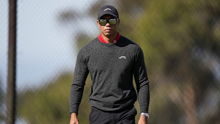 Tiger Woods at the 2025 Genesis Invitational