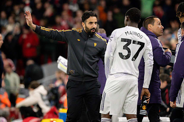 Ruben Amorim, Kobbie Mainoo Ruben Amorim, Kobbie Mainoo