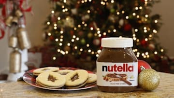 Holiday Cutout Cookies with Nutella