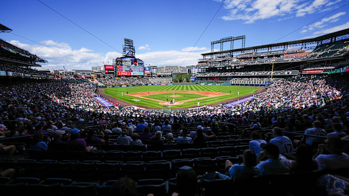General wide-angle view of Coors Field.
