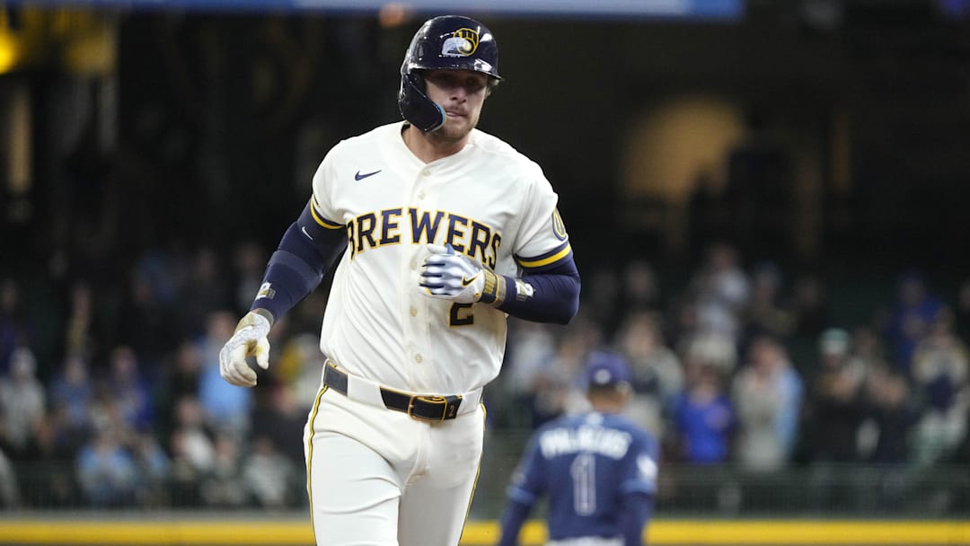 Milwaukee Brewers second baseman Brice Turang.
