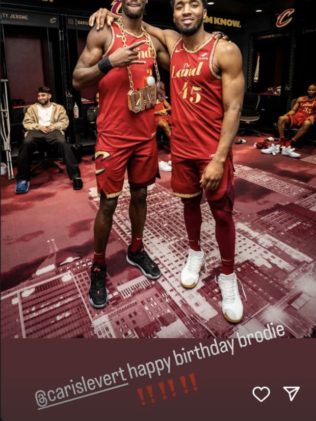 Donovan Mitchell's IG Story